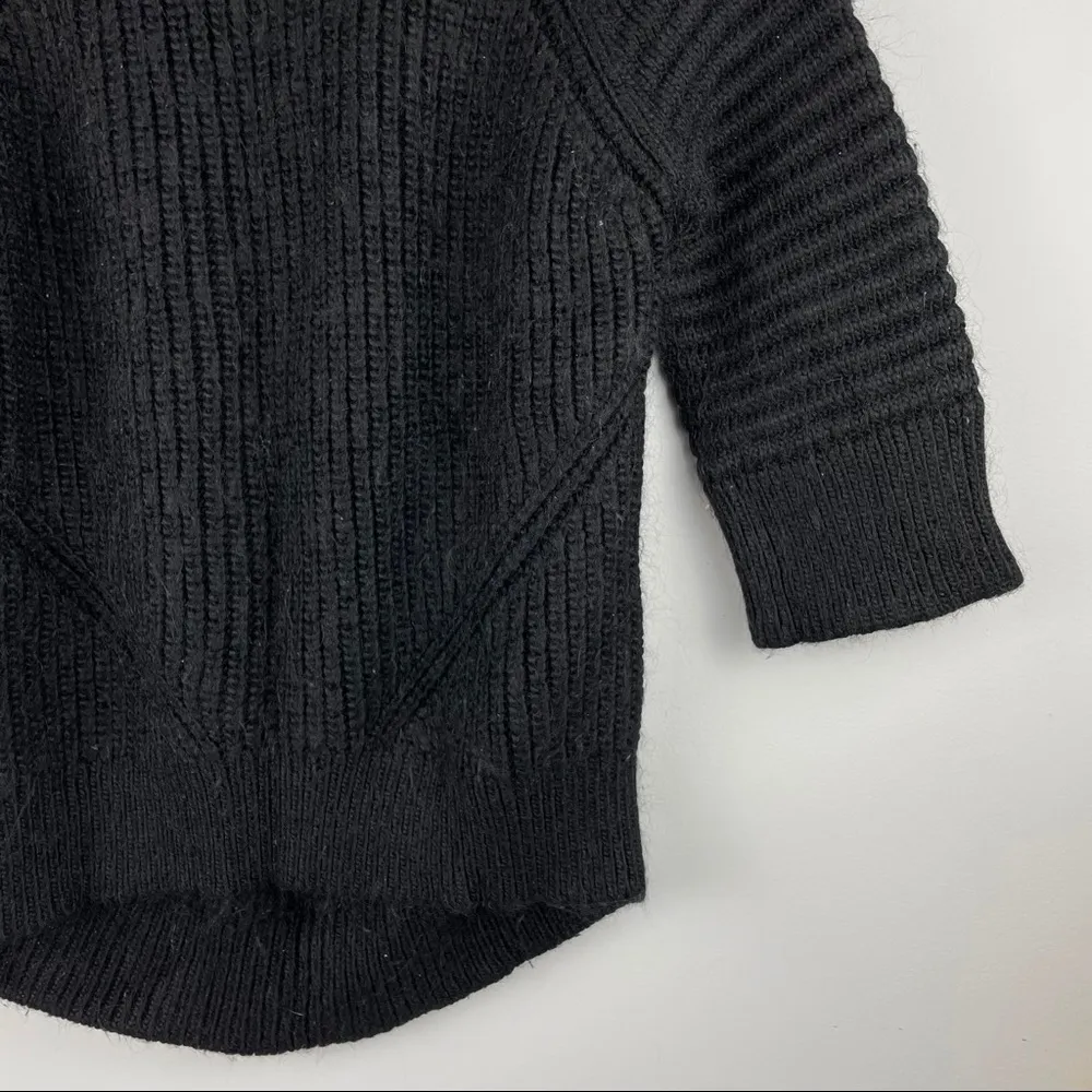MANGO Wool Mohair Blend Ribbed Sweater - Image 7