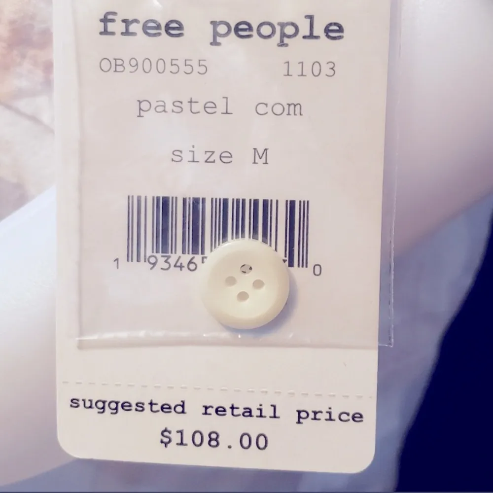 NWT Free People Loveland Women’s button-up top S - Image 8