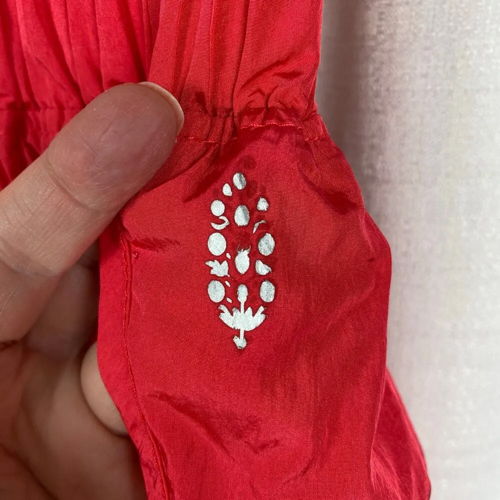 Free People Movement Red Women’s Active The Way Home Running Shorts Sz.L - Image 5