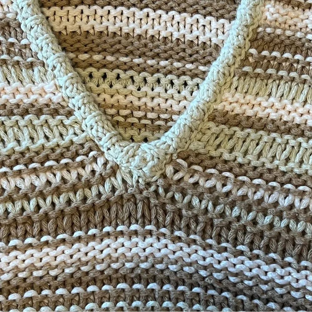 Tularosa Esme hooded pullover sweater in Sage Desert Stripe, cropped, sz XS - Image 8