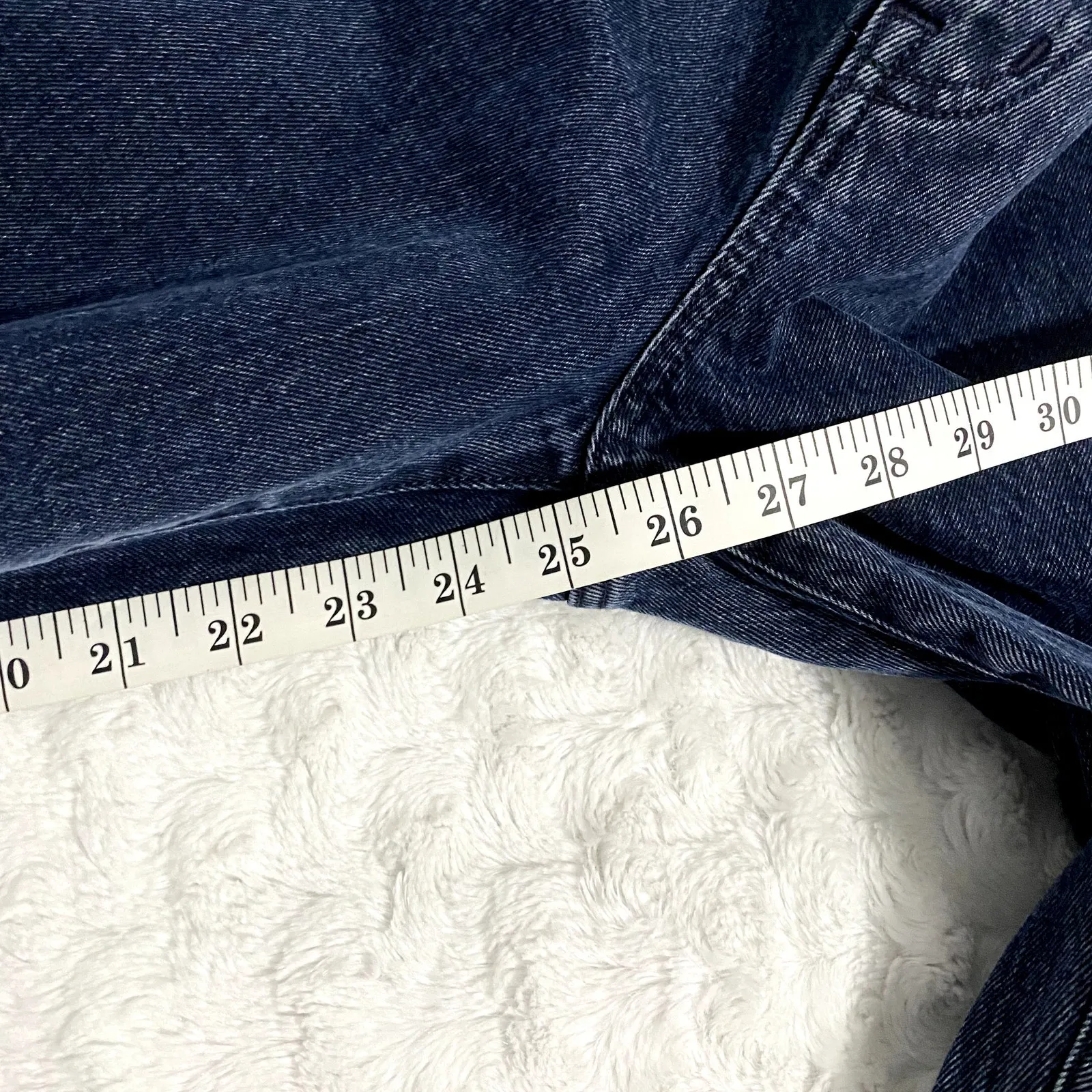 Madewell The Dadjean Charcoal Indigo Wash Slouchy Relaxed Fit Jeans 29 - Image 11