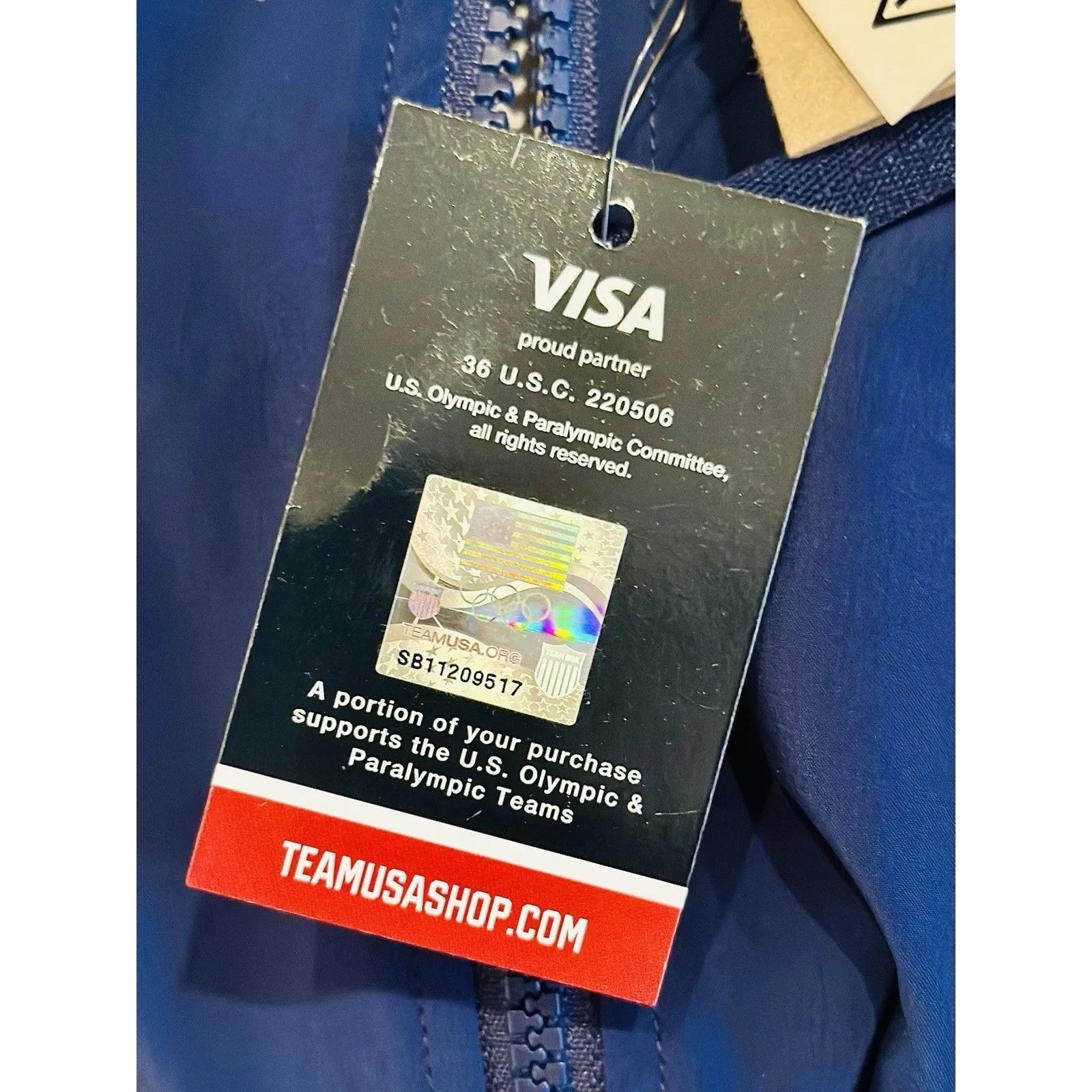 Team USA Paris Paralympic Podium Jacket Nike Dri Fit Size XS NWT $400 RETAIL!!!! - Image 9