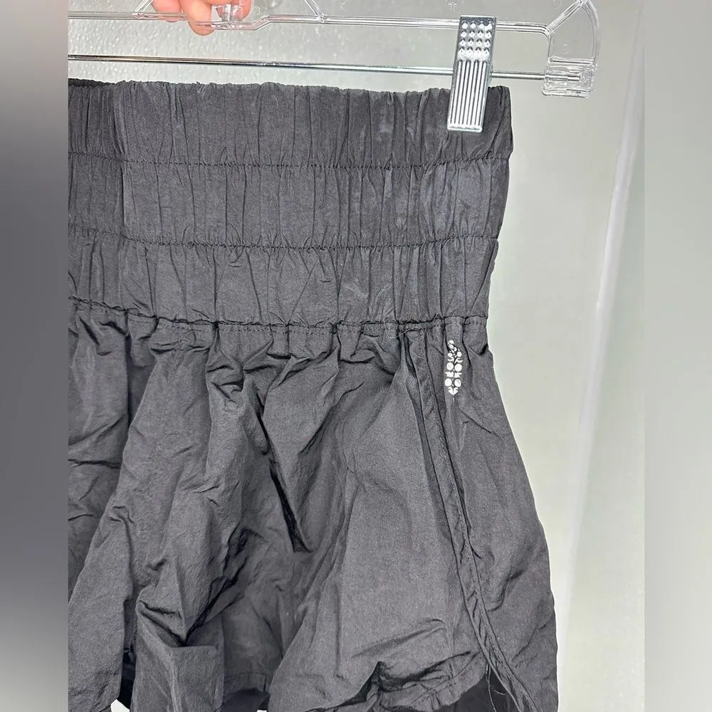 Free People The Way Home Shorts Size XS Black Tennis Athletic Sport - Image 2