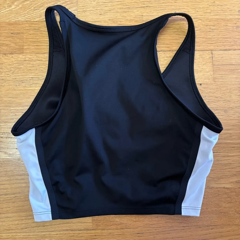 Derek Lam 10C x Athleta Colorblock Bra Crop Gorpcore Yoga Hiking Outdoor T… Blue - Image 3