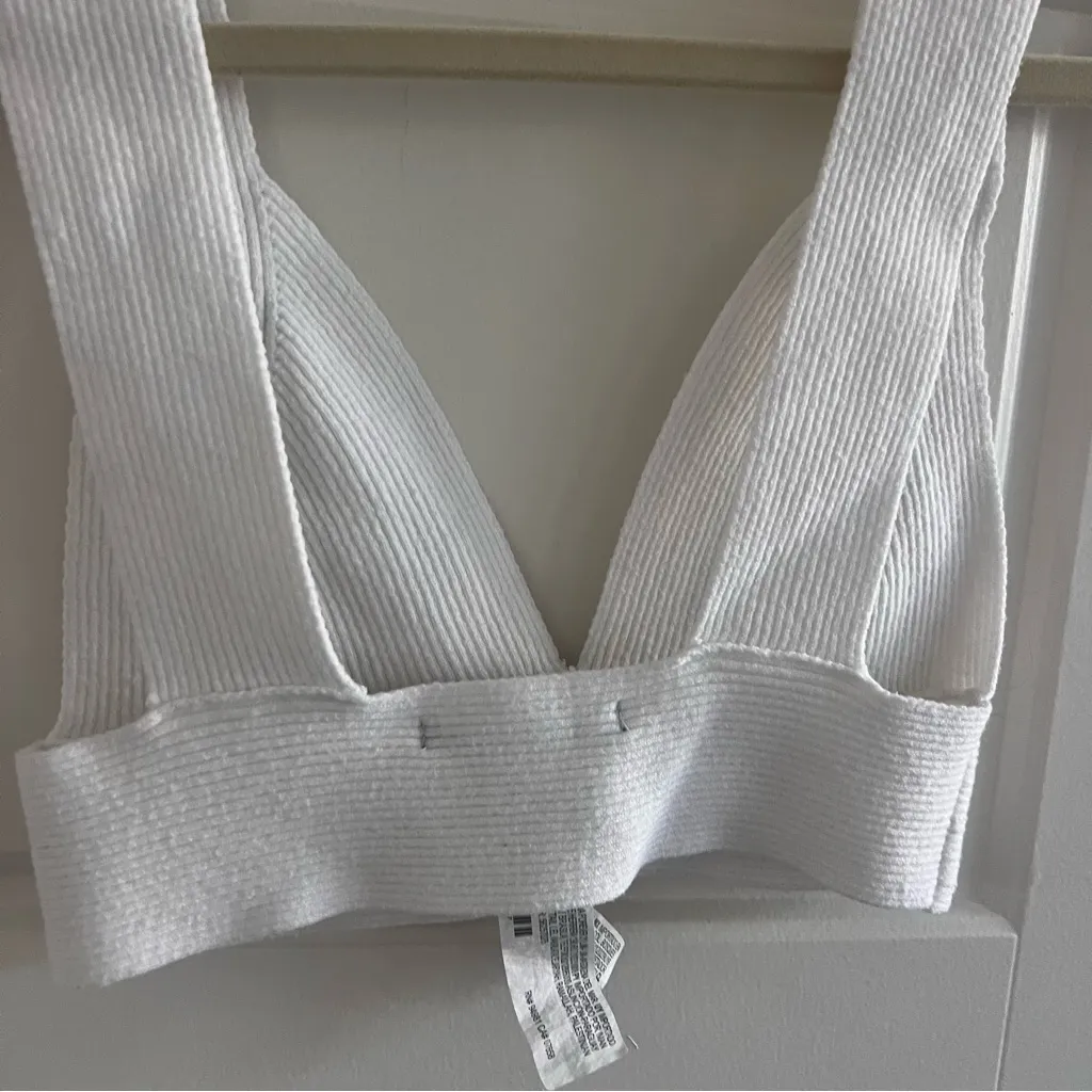 Forever 21 Ivory Ribbed Knit Top - Image 5