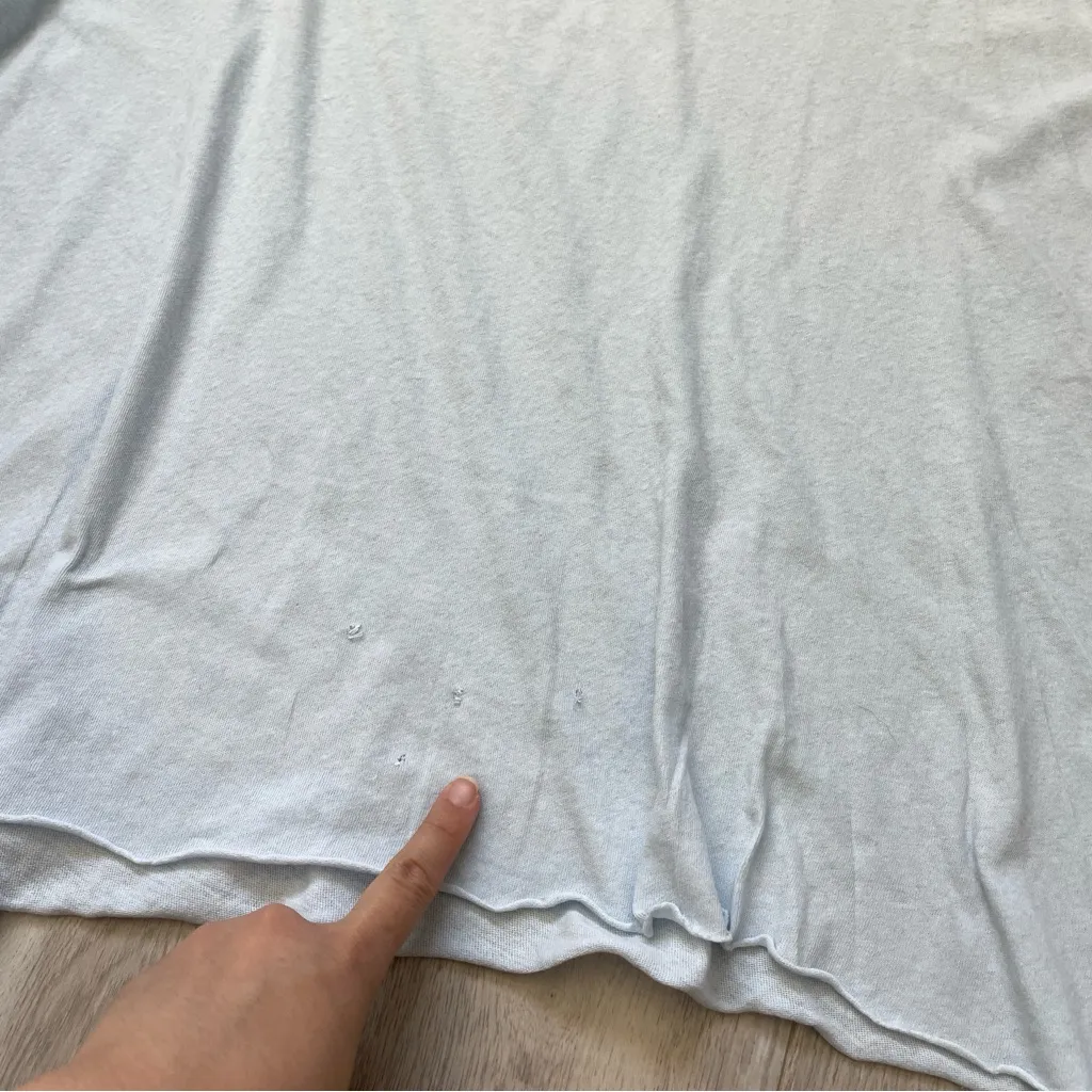 Frank & Eileen Tshirt tee lab cotton half sleeve womens Blue (medium) minimalist - Image 5