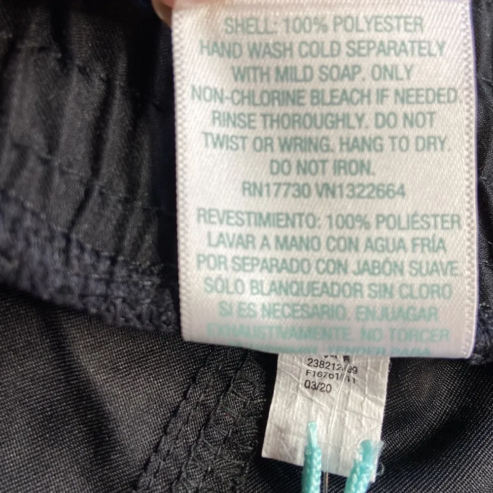 Kona Sol Women’s Black Elastic Waistband Swim Board Shorts Size 16W/18W NWT - Image 11