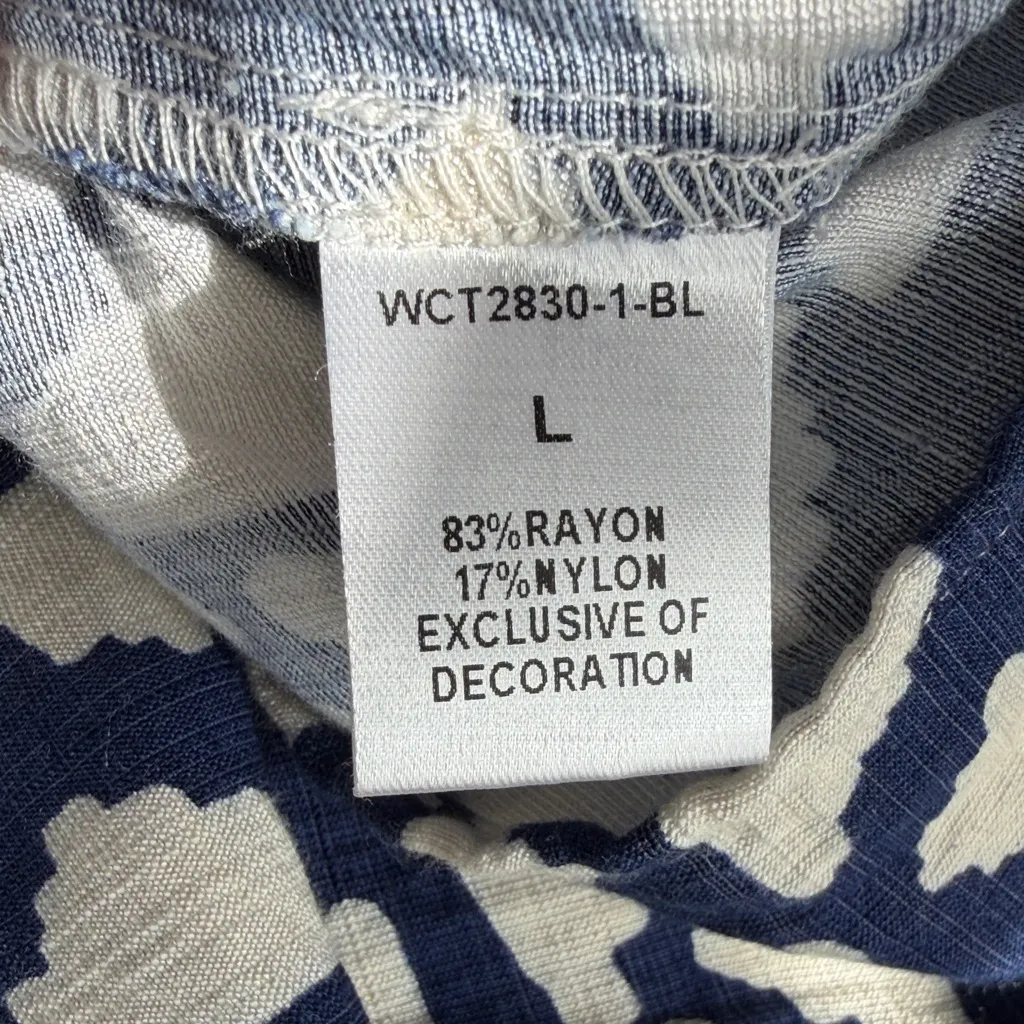 THML Everely Embroidered Puff Sleeve Top Size Large - Image 13