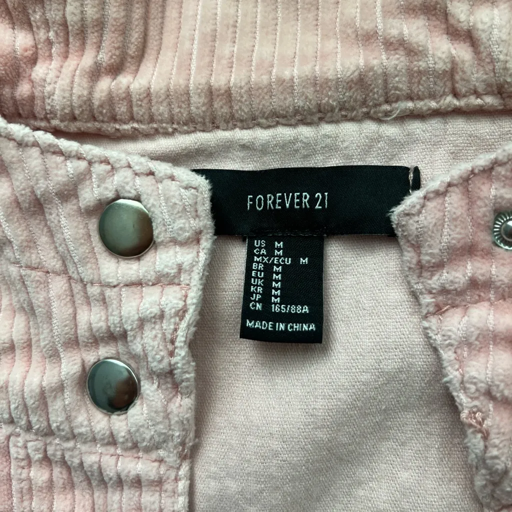 Forever 21 Blush Corduroy Jacket - Image 5