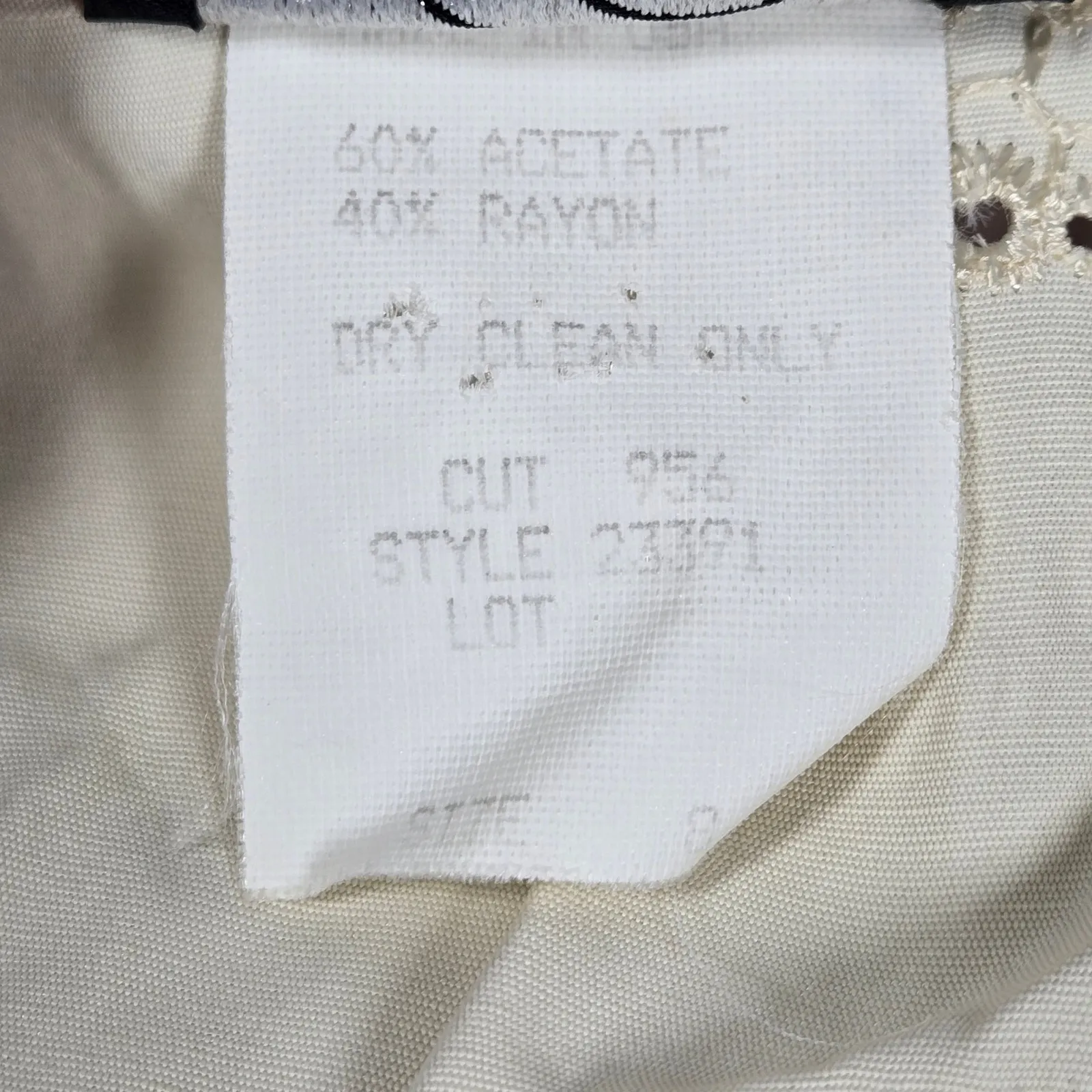 Vintage Wild Rose Petite Blazer Jacket with Heart Cut Outs‎ Back Rose Detail 8 - Image 6