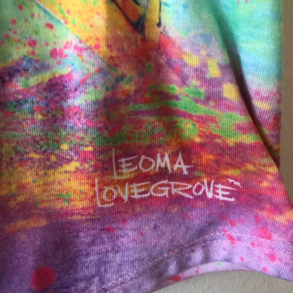 LEOMA LOVEGROVE Womens Graphic Art Studded T - Image 3