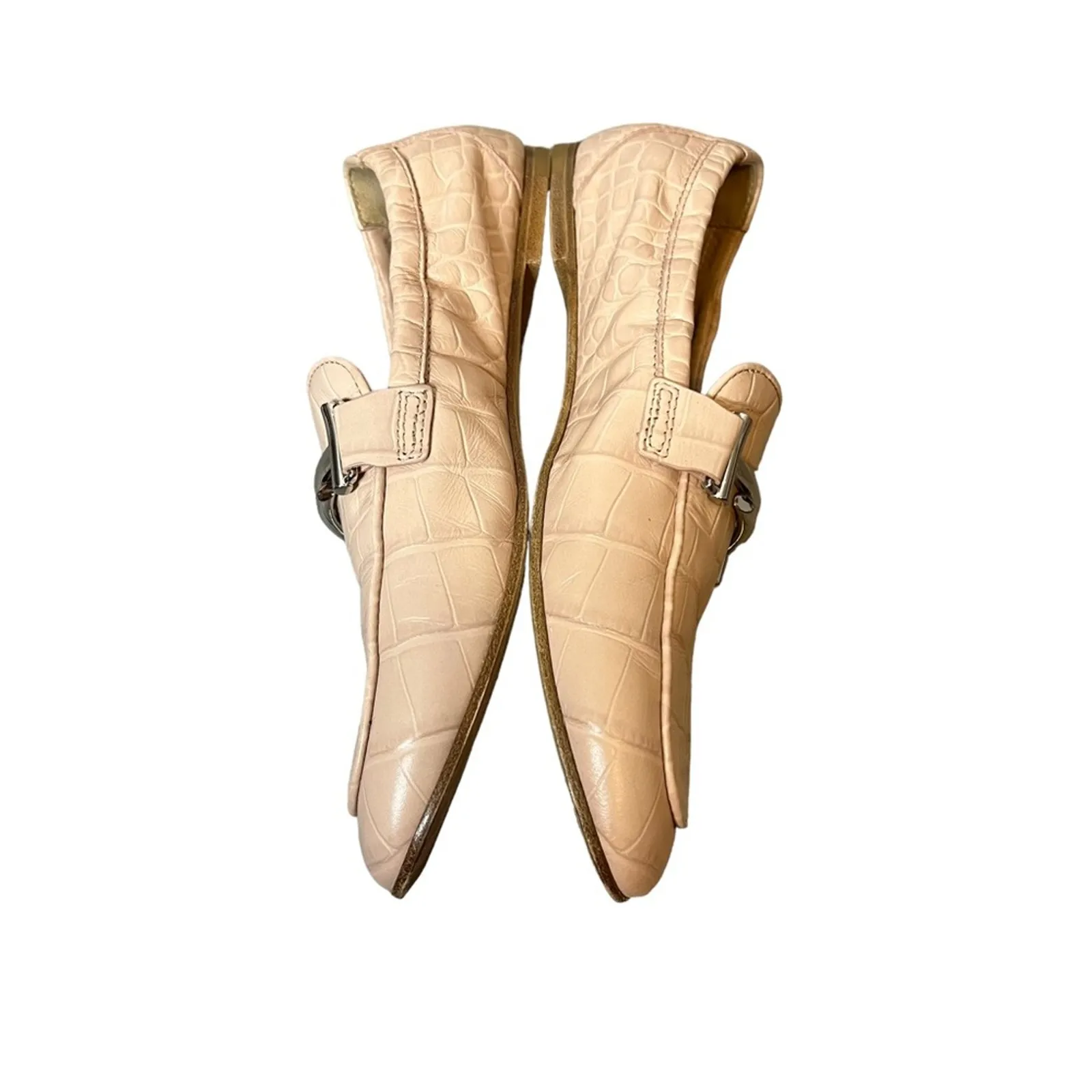 Tod’s Double T Croc-Embossed Leather Loafers - Image 3