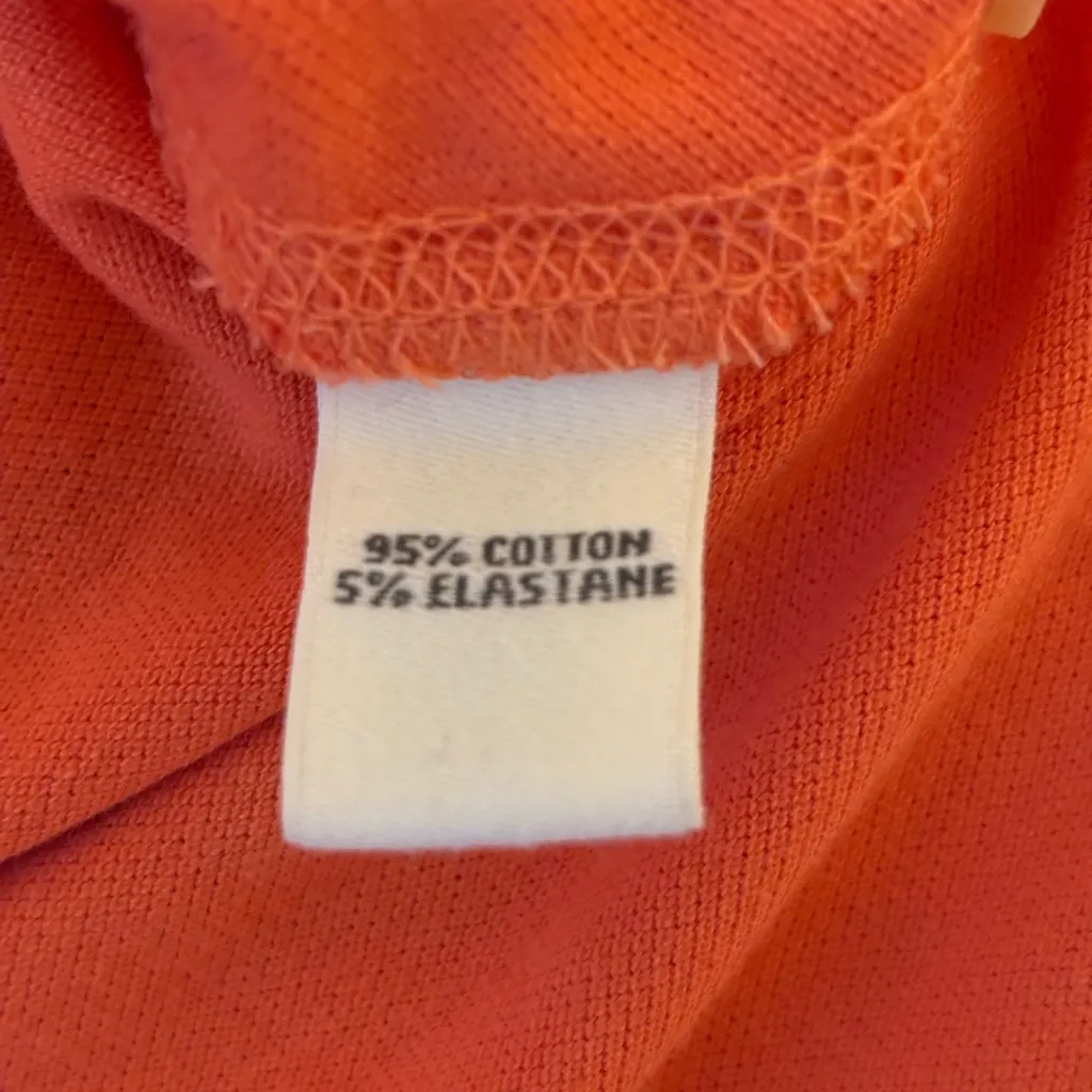 Gilly Hicks Vibrant Orange Polo Shirt - Image 3