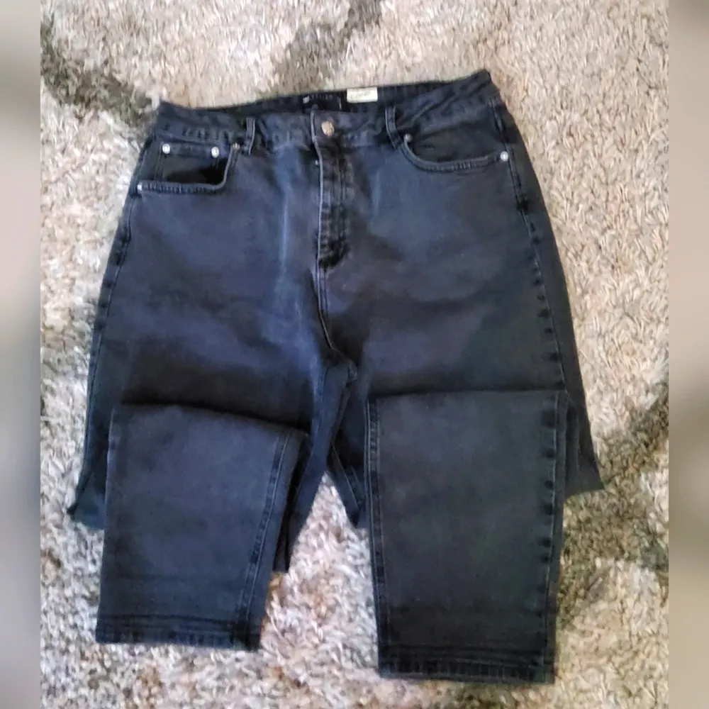Size 14P Asos Black washed Jean's LJNS011 - Image 2
