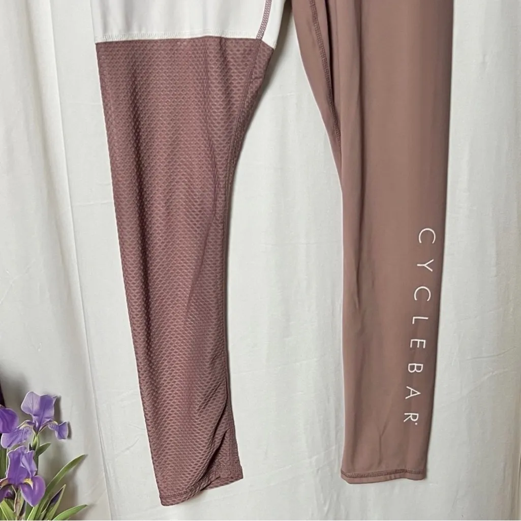 Body Language x CYCLEBAR Bella Leggings Size Small Brown - Image 4