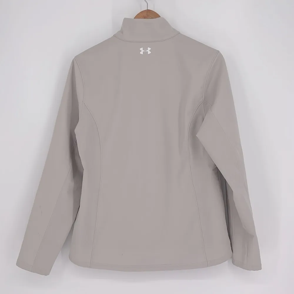 Under Armour Storm Coldgear Infrared Soft Shell Jacket Women’s Size Large Gray - Image 10