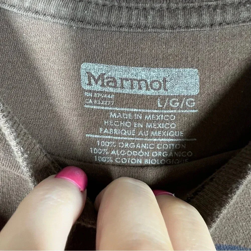 Marmot‎ Brown Graphic Print Short Sleeve Tee - Image 3