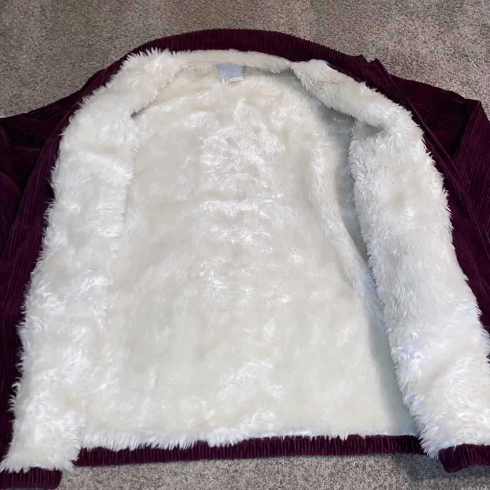 Vintage Blair Purple Corduroy Fuzzy Jacket - Image 3