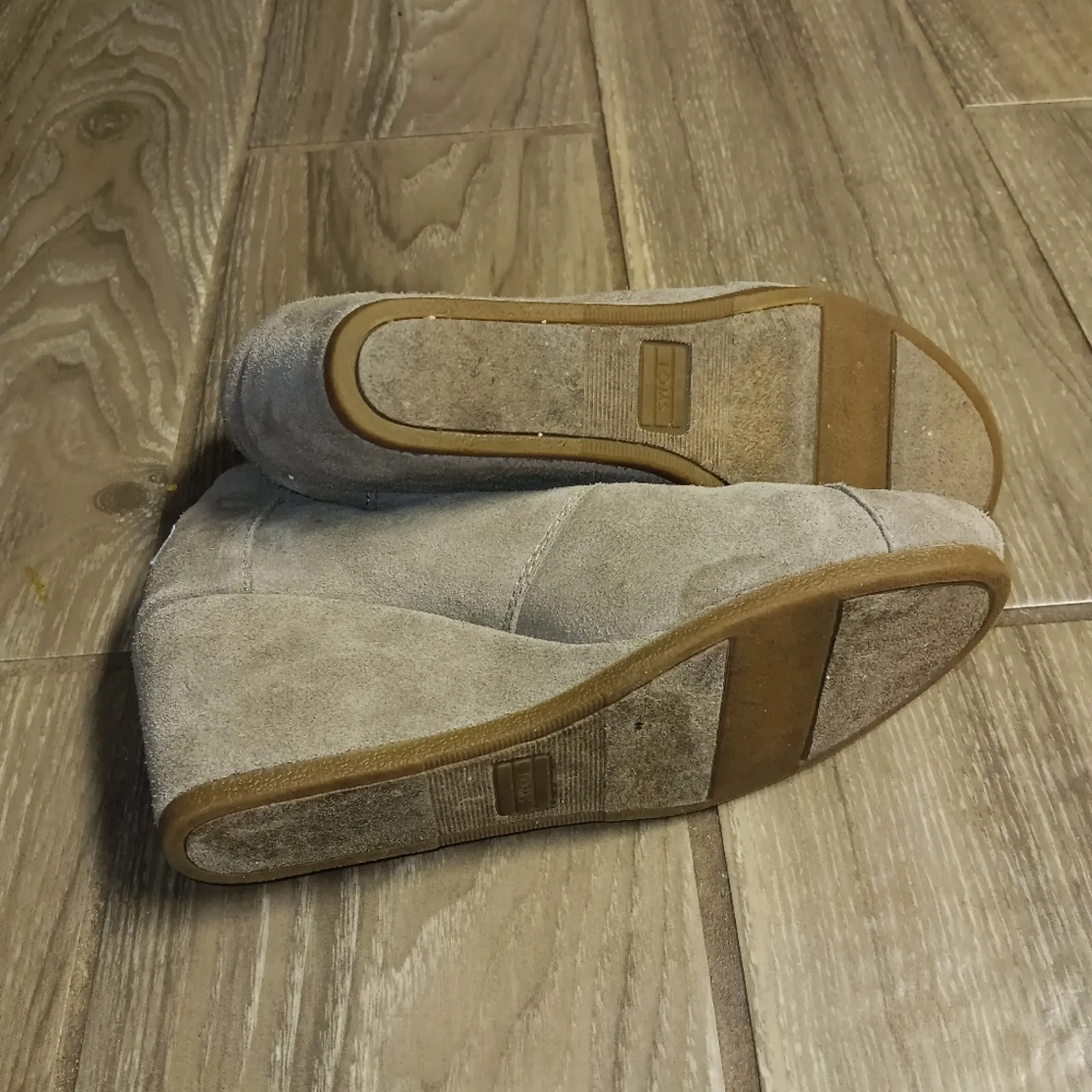 Toms Kala Suede Wedge Booties Size 9 - Image 6