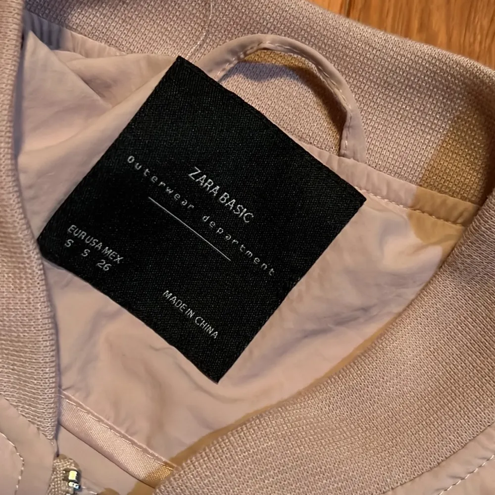 Zara blush pink bomber jacket - Image 4