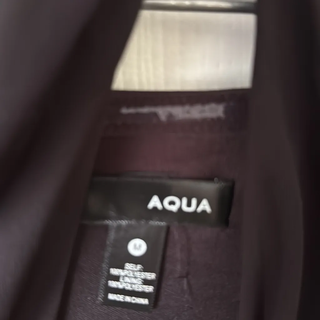 Aqua Black Halter Sheath Dress. - Image 5