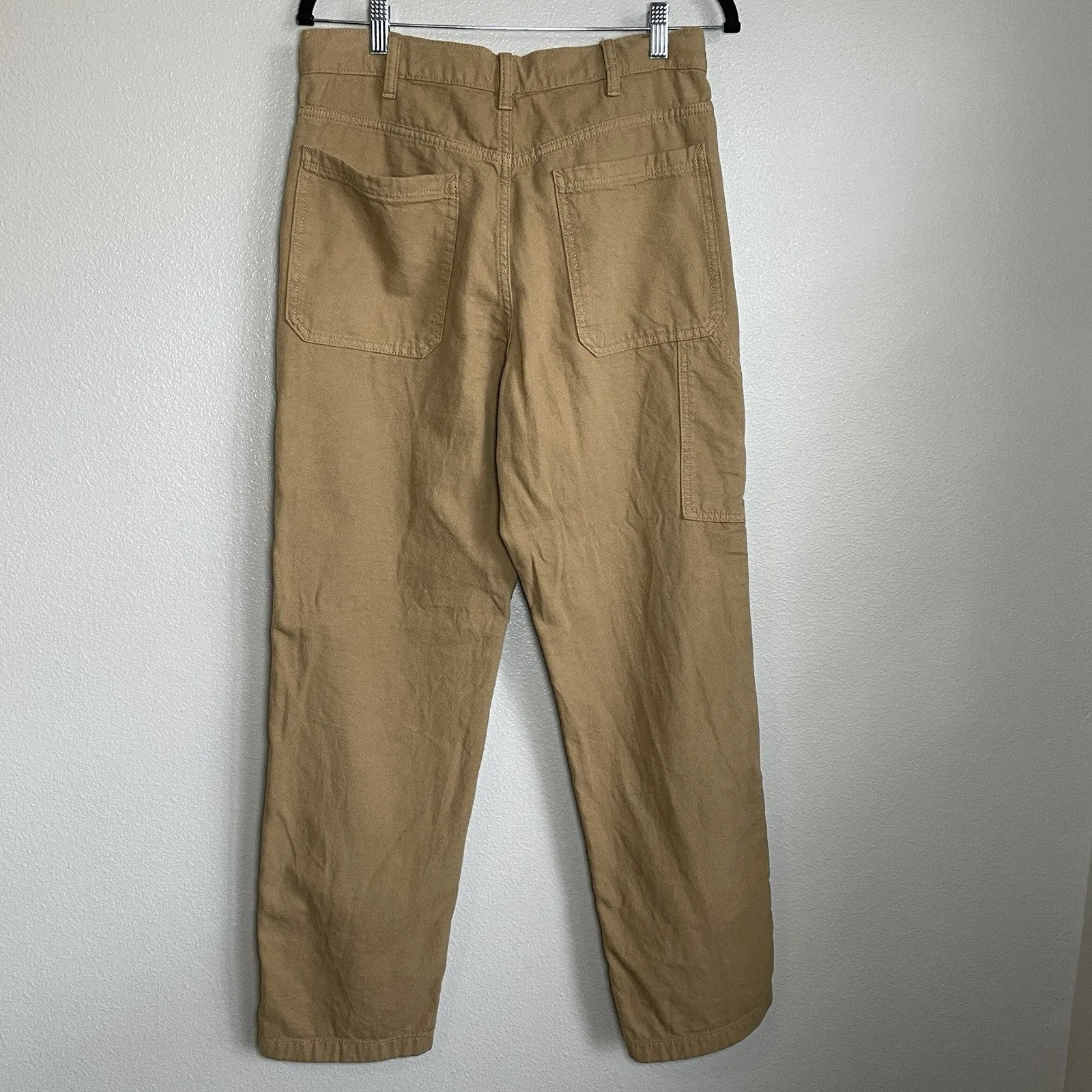 Uniqlo Women Pants Utility Pockets 100 % Cotton S Waist 27-30 inch - Image 7