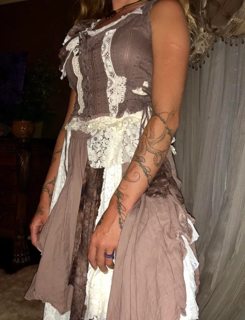 Bohemian Hippie Dress Adorable Unique - Image 3