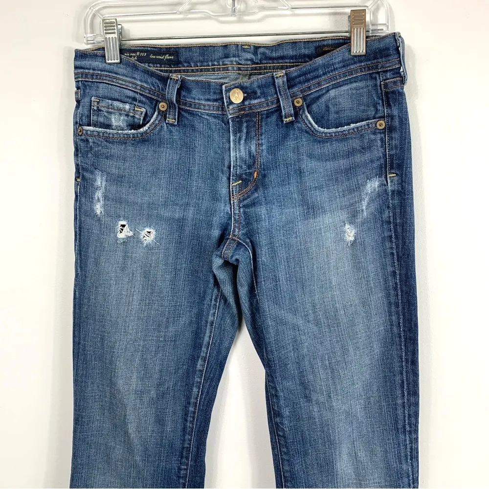 Citizen of Humanity Stretch Low Waist Flare Jeans - Image 2