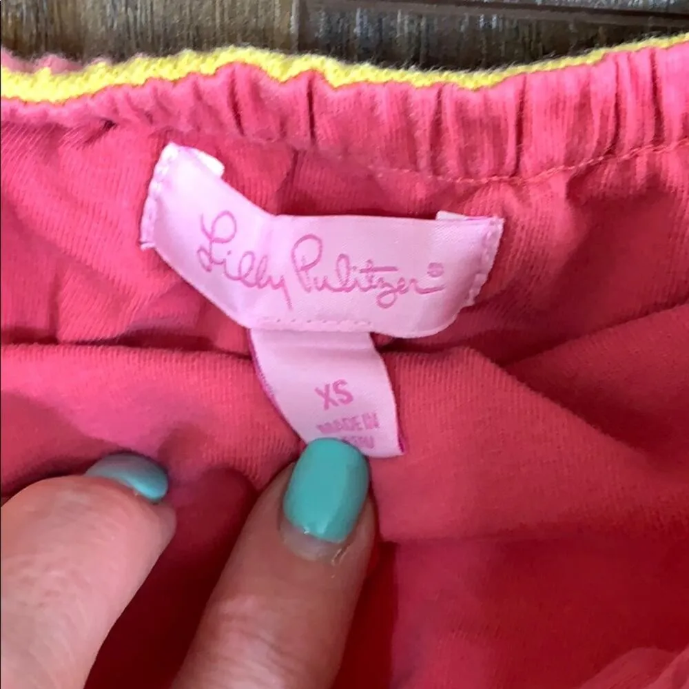 Lilly Pulitzer Yellow Striped Sun Dress - Image 2