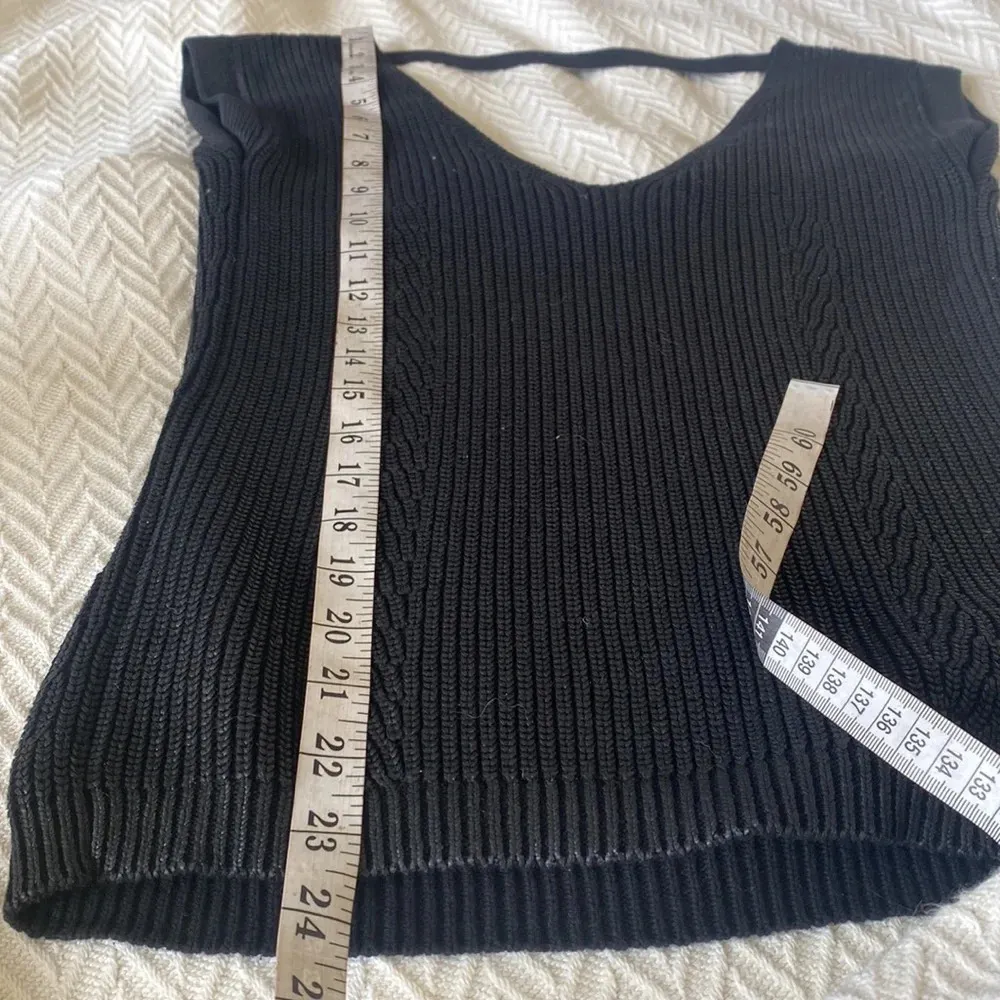 Armani exchange metallic knit heavy weight sweater top - Image 5