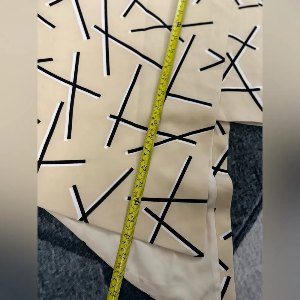 C/MEO Collective Cream Black Asymmetrical Wrap blouse - Image 16