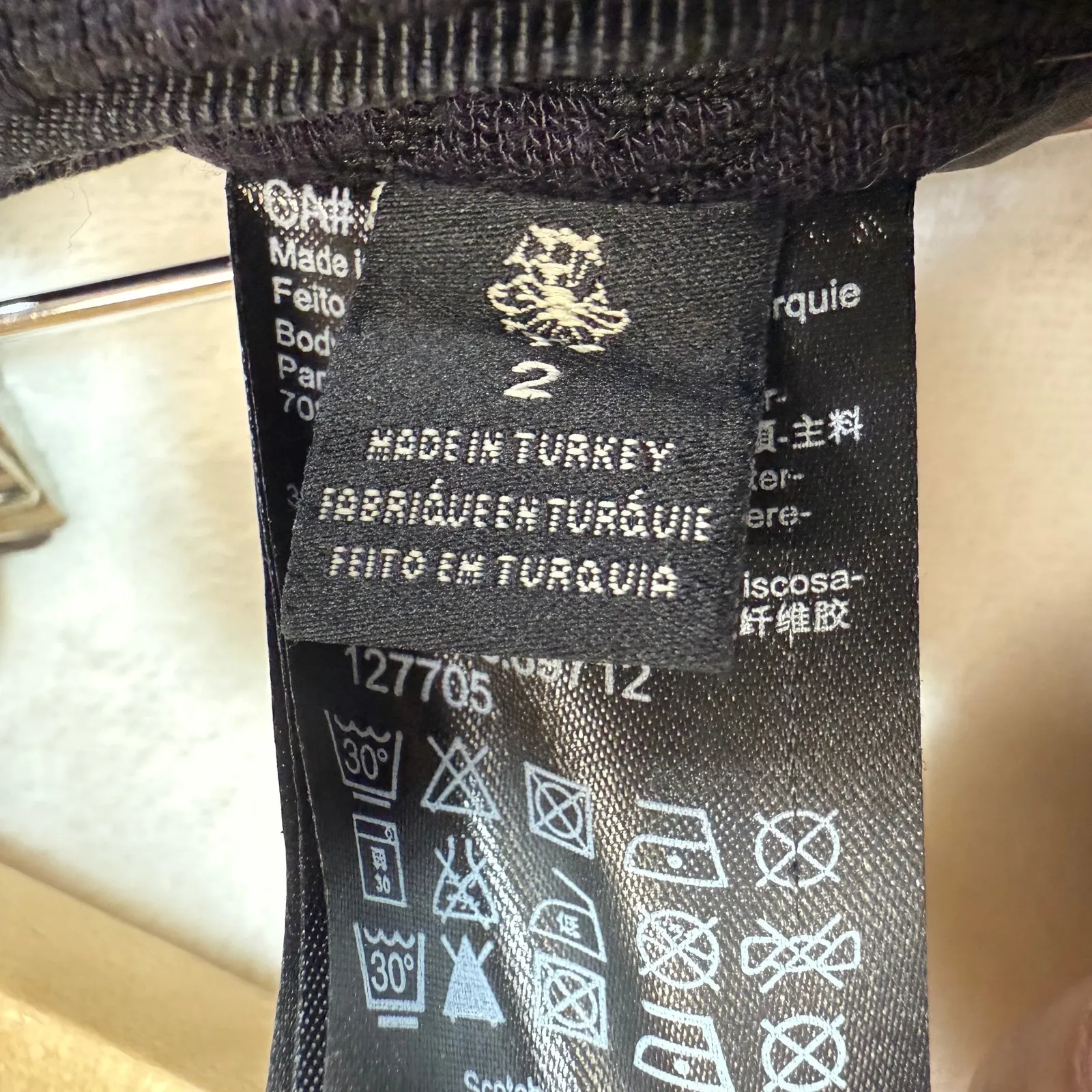 Maison Scotch S Black Purple Textured Skirt A-Line Minimal Houndstooth Y2K Retro - Image 10