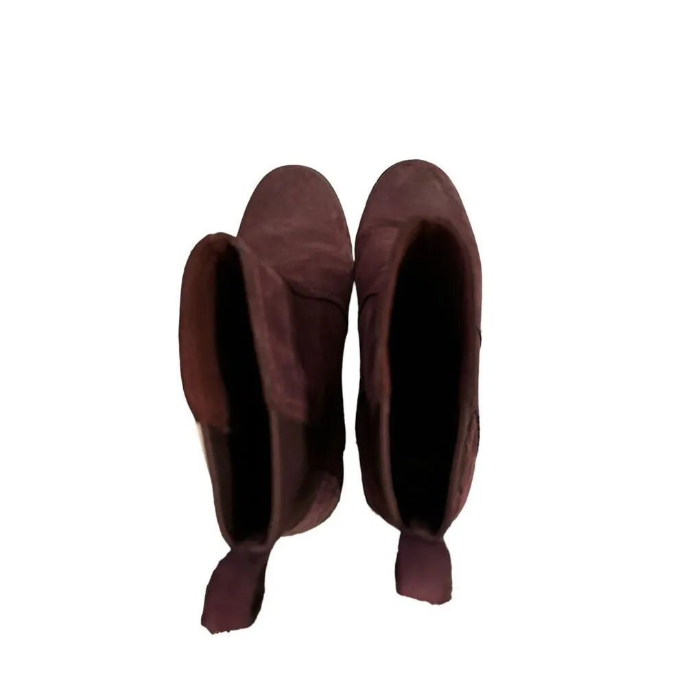 NEW TEVA Anaya Chelsea vineyard wine waterproof ankle boot sz 6.5 suede leather - Image 8