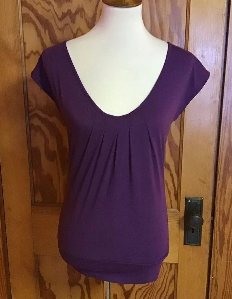 Y2K Eyeshadow Purple Butterflies Lace Back Top - Image 5