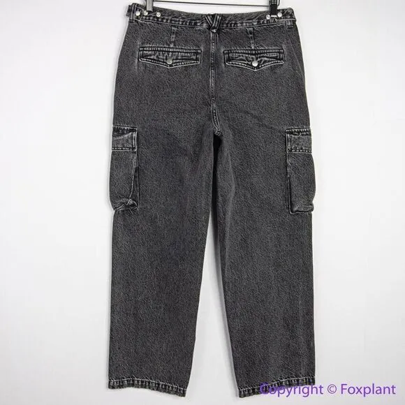 NEW‎ Madewell Low-Slung Straight Cargo Jeans in Ranney Wash, 29 - Image 11