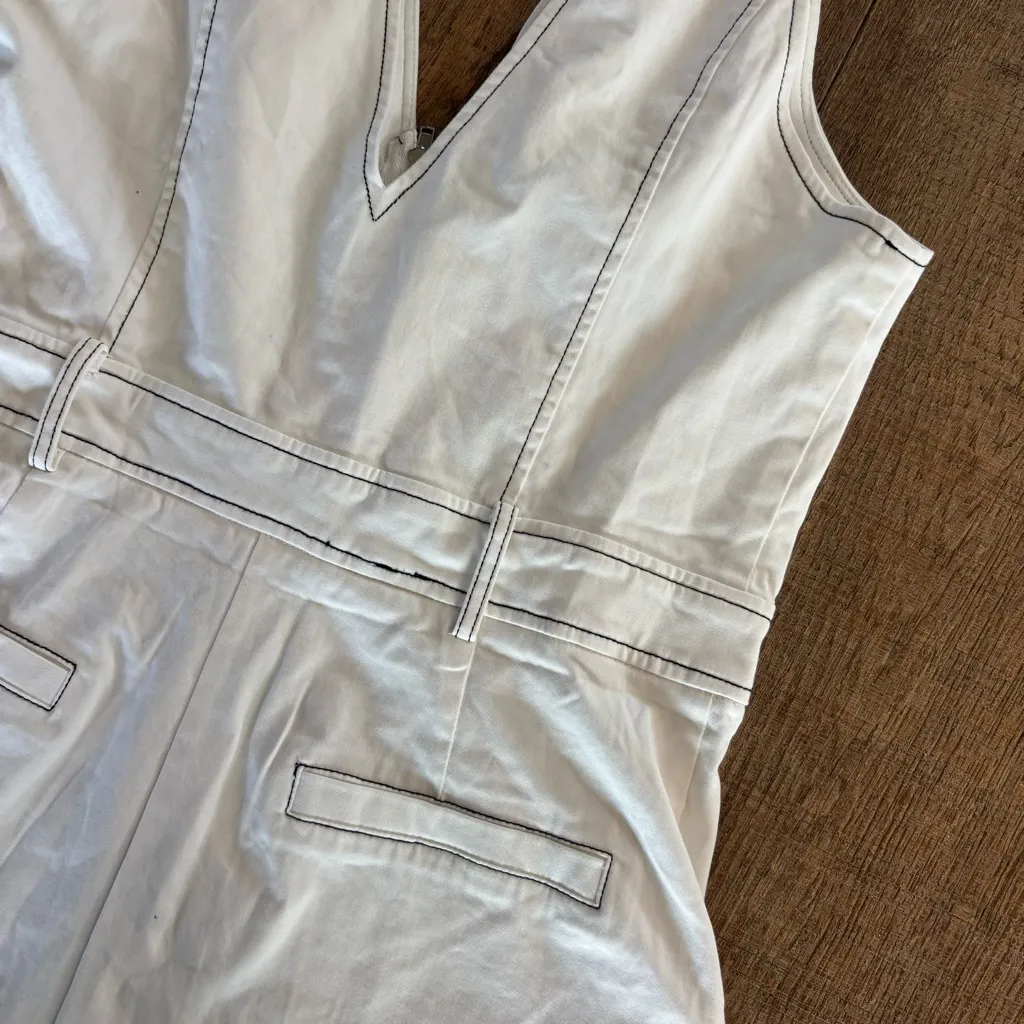 superdown revolve white stitched romper - Image 4