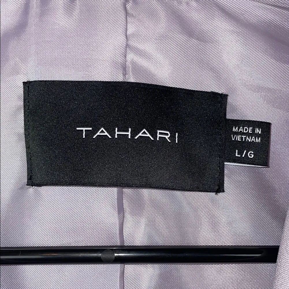 Tahari Women’s Lavender Lilac Purple Long Line Blazer Career Office Jacket - Image 6