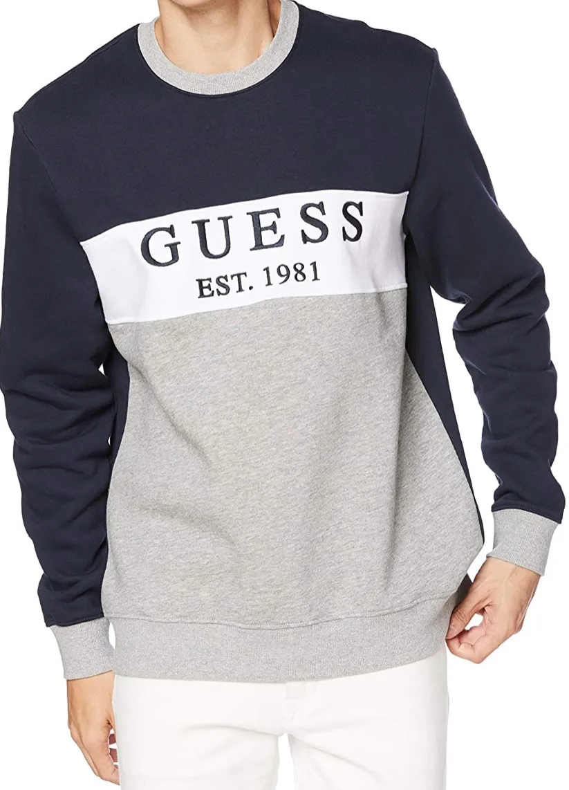 Guess Colorblock Crewneck - Image 2