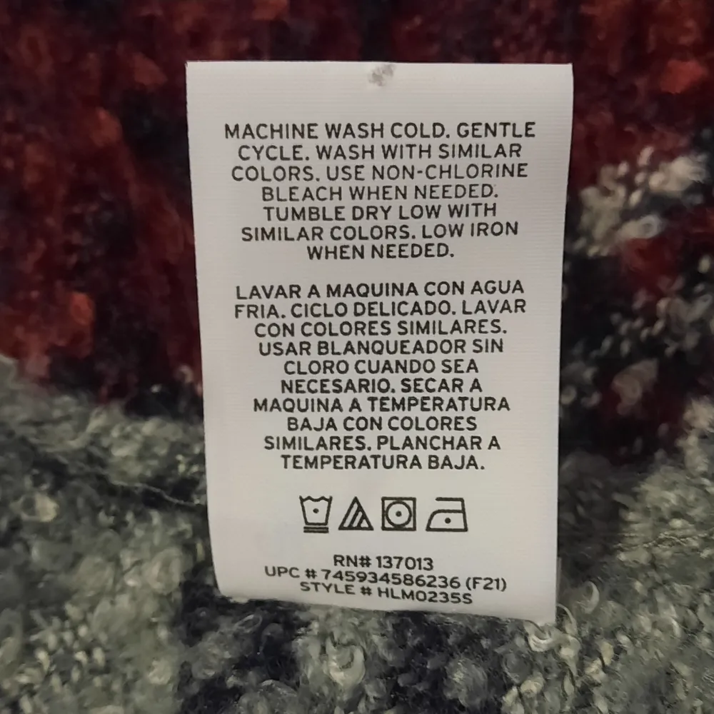 Woolrich Blanket Wrap Scarf Women's One Size Plaid Open Front Cape Poncho Cozy - Image 10