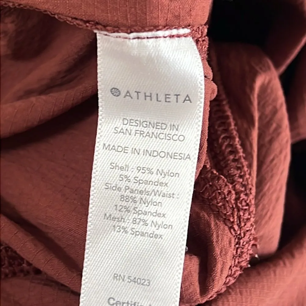 Athleta Trekkie Hybrid Crop Tight Cognac Brown Hiking Trail Pants 6 - Image 6