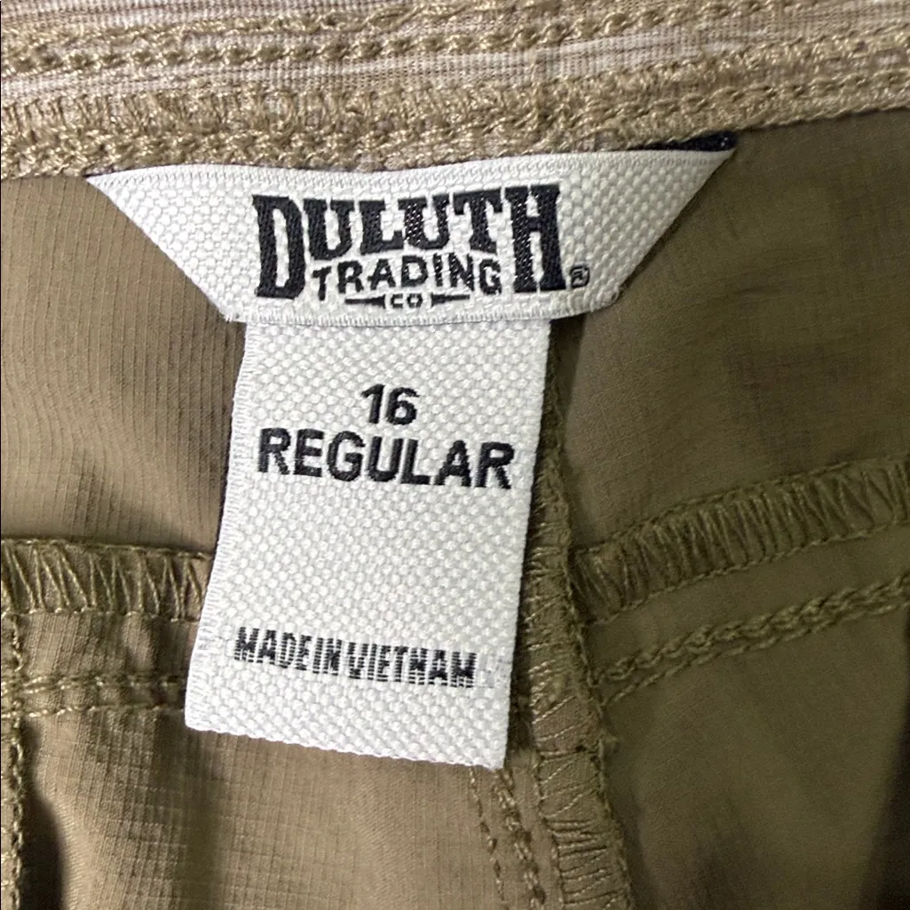 Duluth Trading Co Brown Jogger Pants Size 16 - Image 10