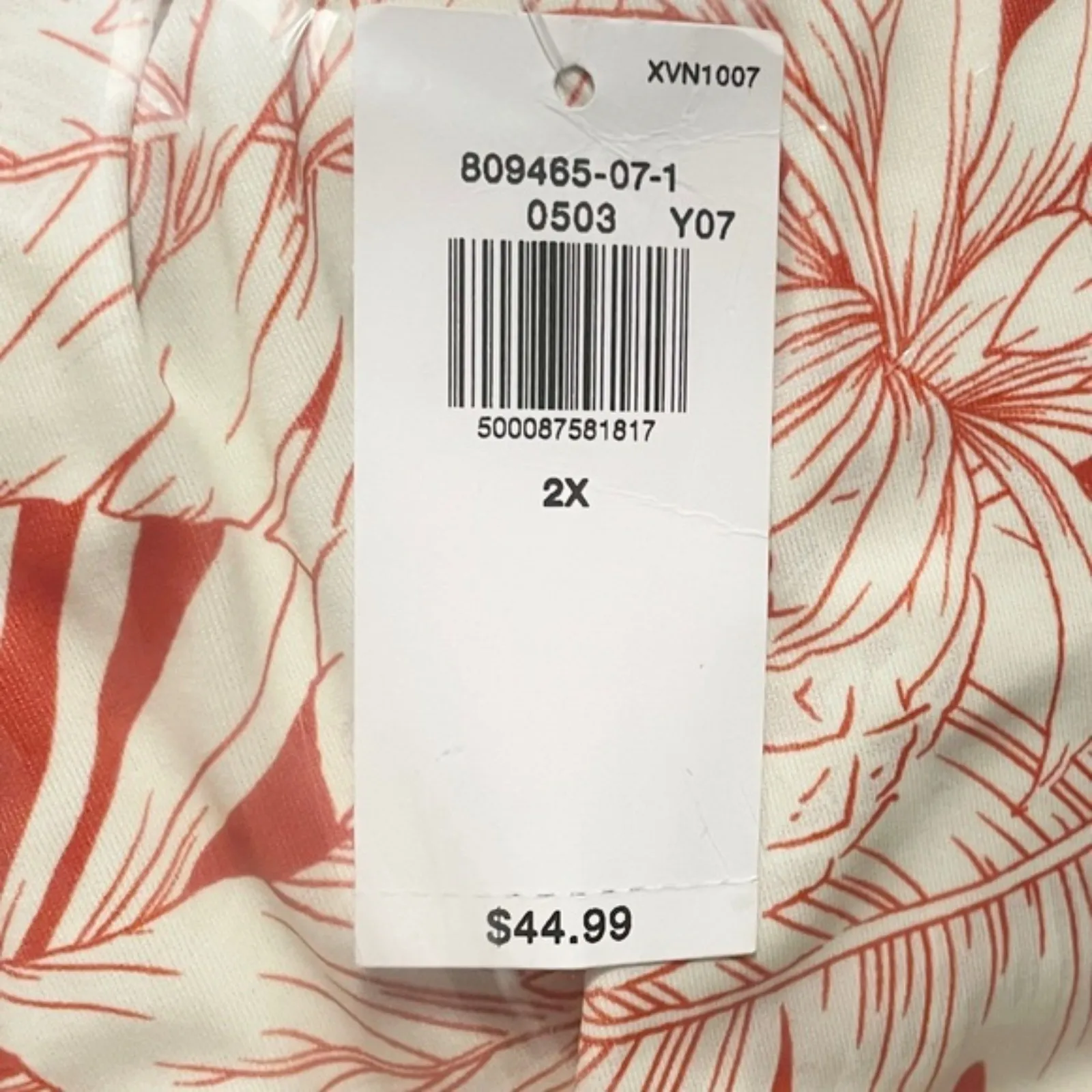 NWT Old Navy Tie-Front One-Piece Swimsuit Pineapple Hibiscus Print Plus Size 2X - Image 11