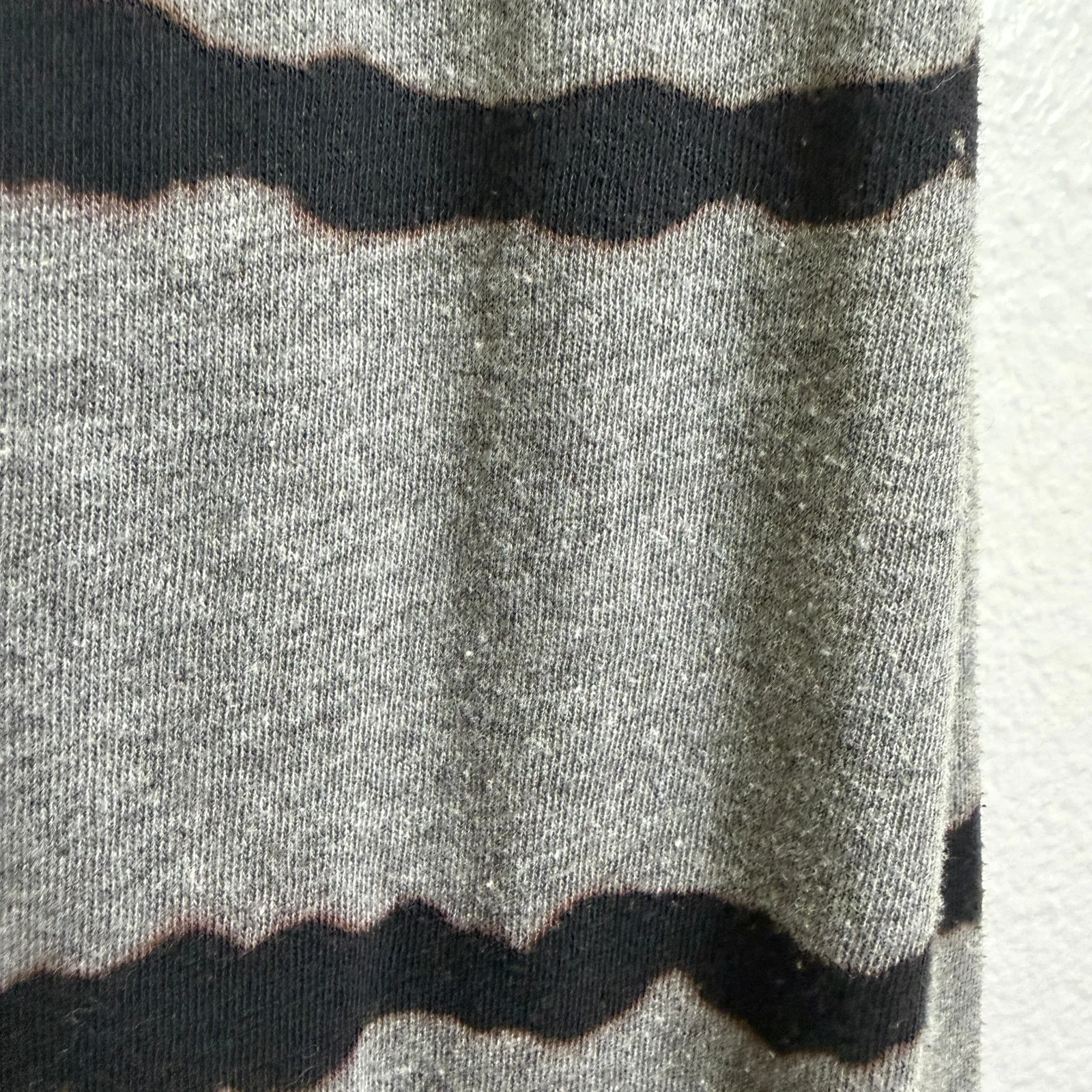 Allegra Raquel Basic Shirt Dress Womens Size 2 Tie Dye Black Grey Boho Hippie - Image 8