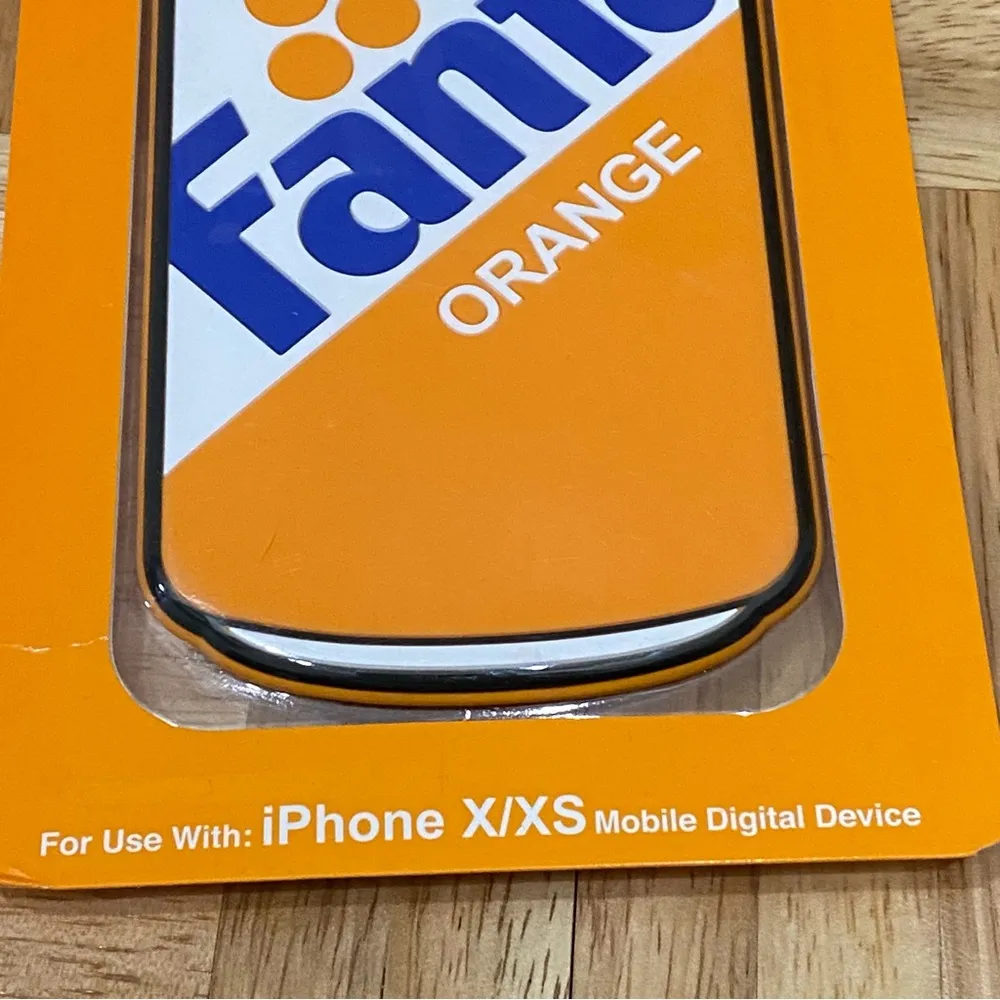 Coca Cola FANTA Soda Silicone iPhone Case for iPhone X/XS NEW Orange - Image 3