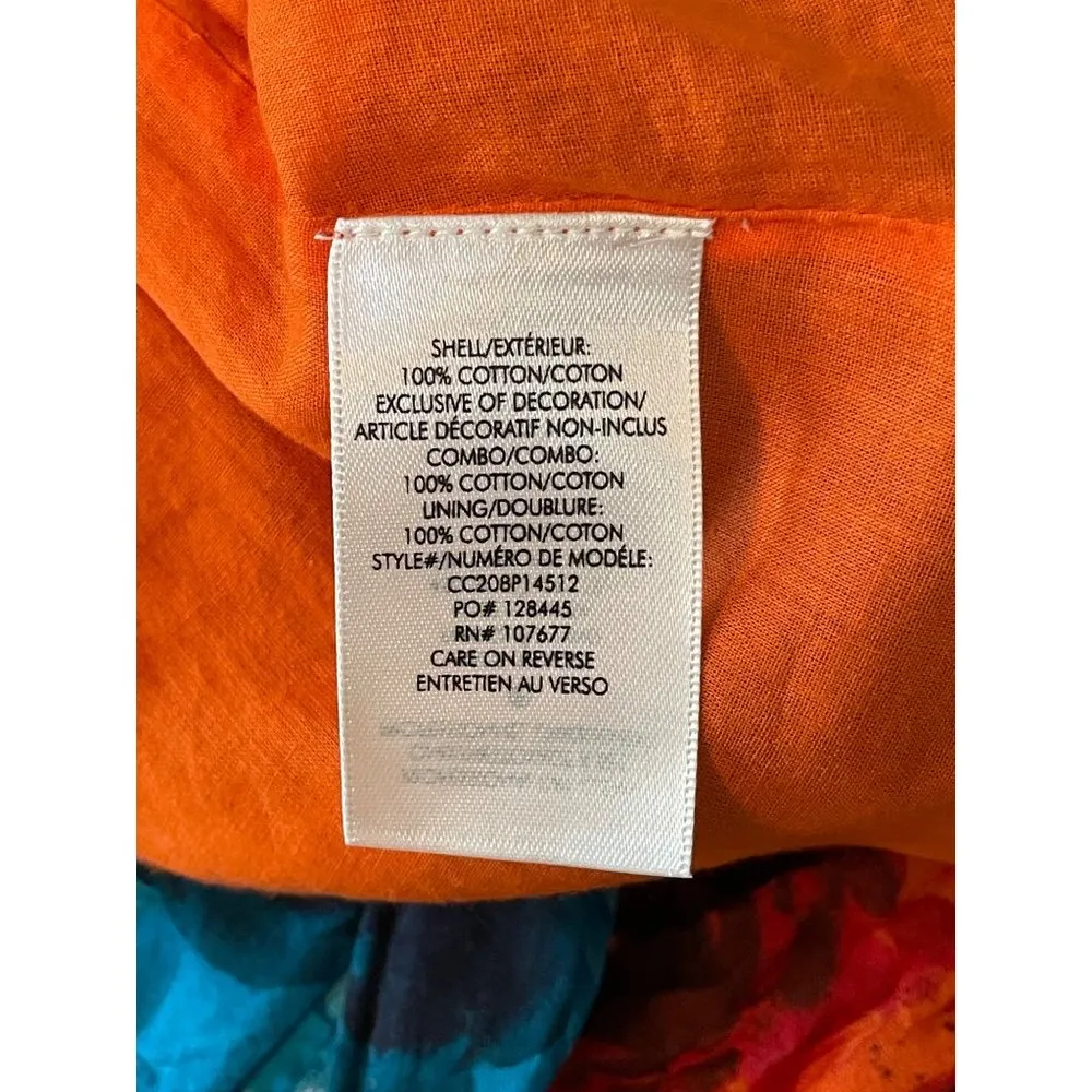 Alice + Olivia Rowen Tiered Babydoll Mini Dress Multicolor Womens Size Small - Image 11