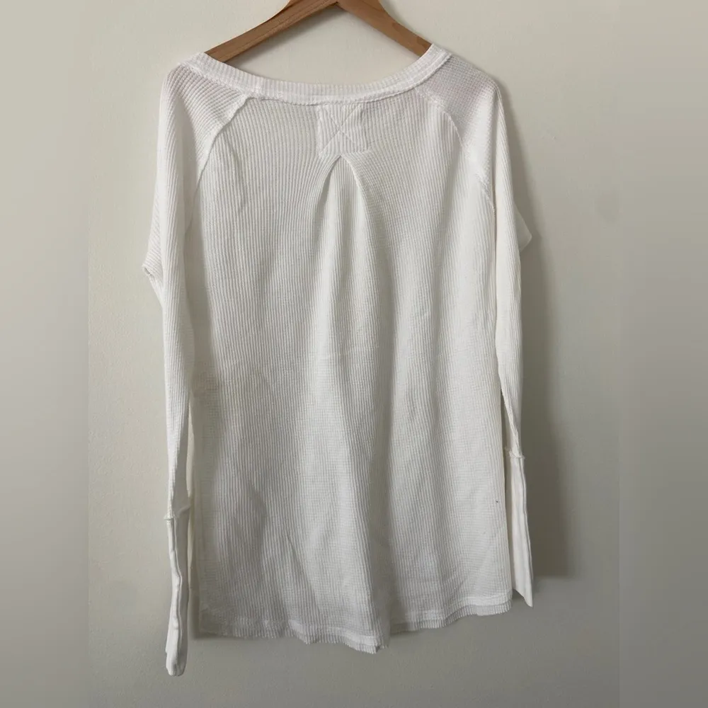 New Free people Owen thermal long sleeve cotton top size XS - Image 7