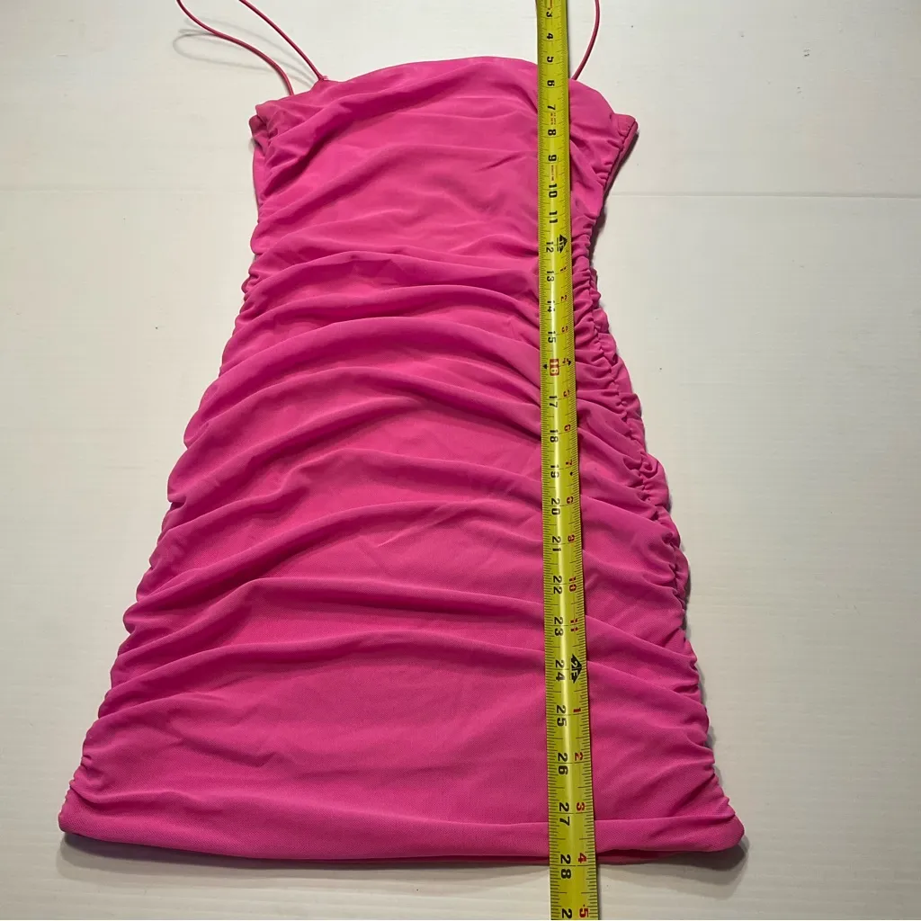 Princess Polly Holloway Wishes Mini Dress Pink Mesh Sz 2 Barbie Party Vegas - Image 7