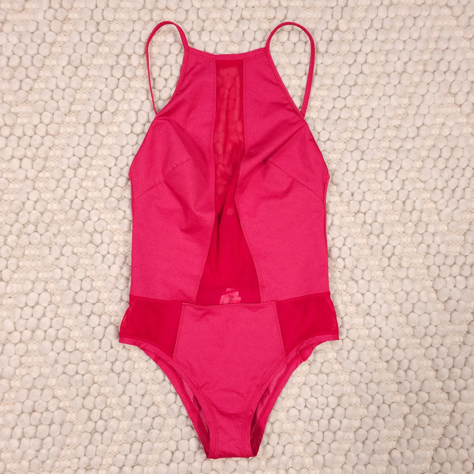Wolford Juventas Beach Body Swimsuit Red Sz Extra Small - Image 5