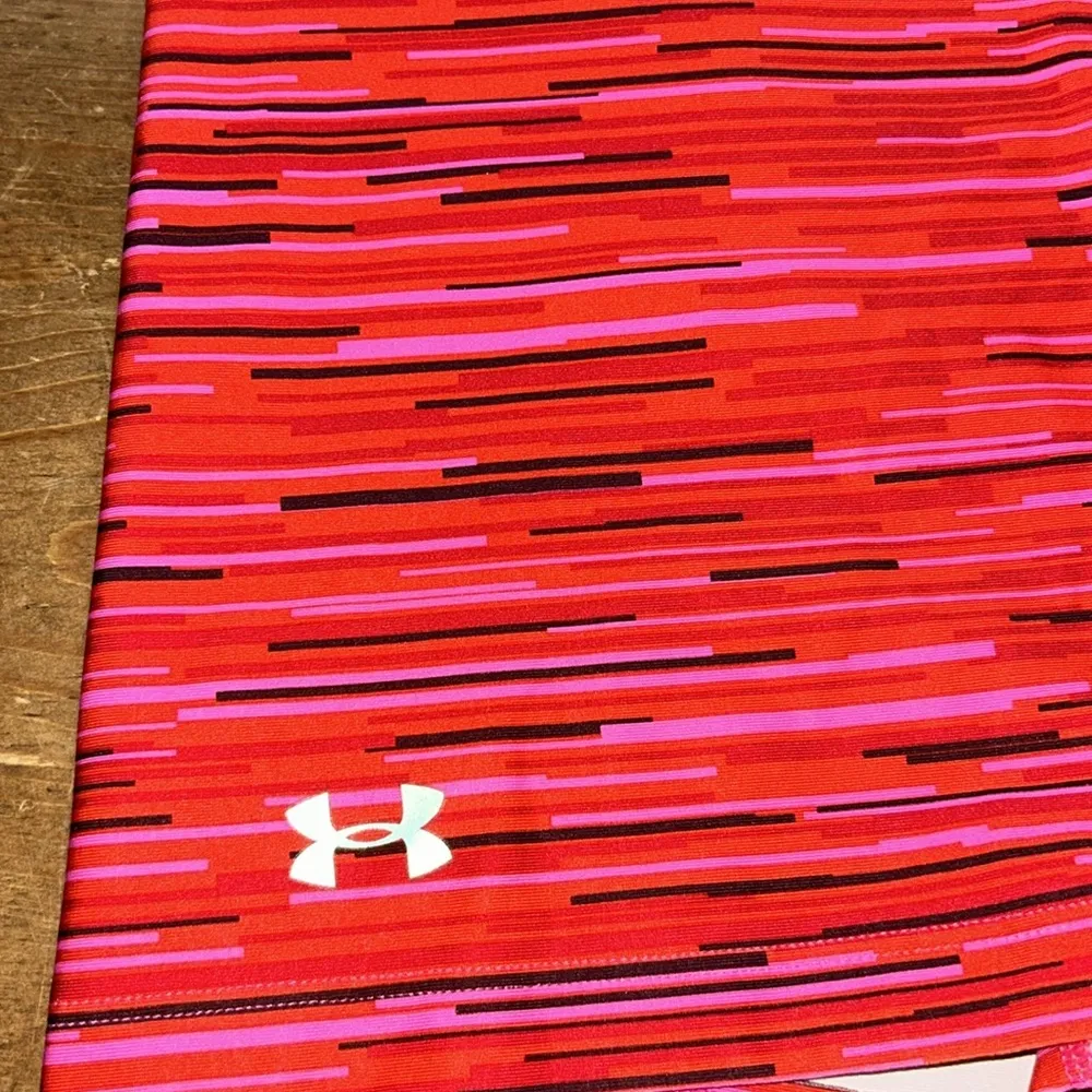 Under Armour Red and Pink Patterned Shorts - Image 3