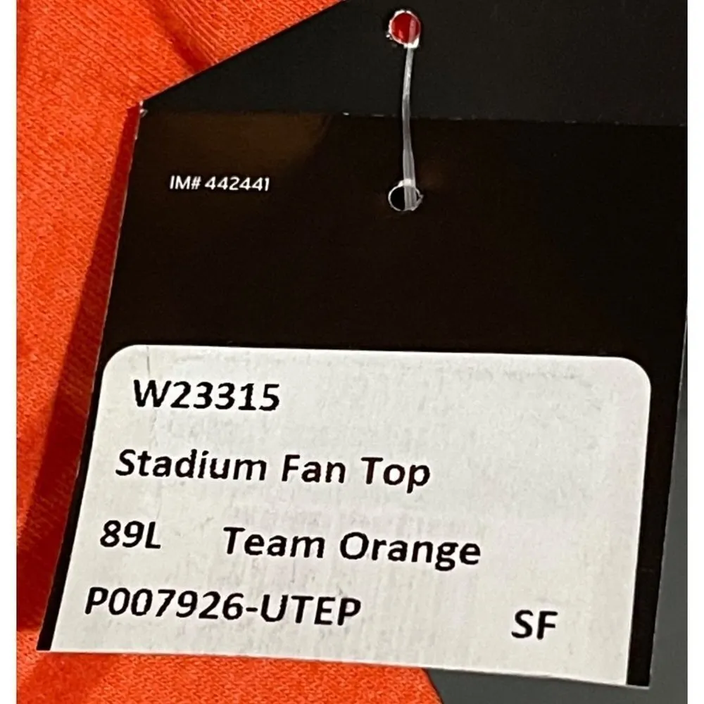 NWT Nike Women's University of Texas at El Paso Short Sleeve Tee Orange M Medium - Image 5